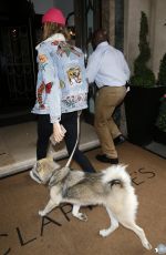 CARA DELEVINGNE Arrives at Her Hotel in London 08/03/2016