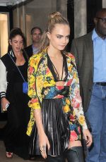 CARA DELEVINGNE Leaves Her Hotel in London 08/04/2016