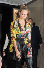CARA DELEVINGNE Leaves Her Hotel in London 08/04/2016