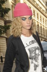 CARA DELEVINGNE Out and About in London 08/05/2016