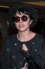 CARLY RAE JEPSEN at LAX Airport in Los Angeles 08/20/2016