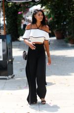 CHANEL IMAN Leaves a Restaurant in West Hollywood 08/25/2016