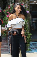 CHANEL IMAN Leaves a Restaurant in West Hollywood 08/25/2016