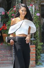 CHANEL IMAN Leaves a Restaurant in West Hollywood 08/25/2016