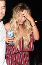 CHARLOTTE CROSBY Arriving at Her Hotel in London 08/19/2016