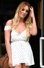 CHARLOTTE CROSBY at Menagerie Restaurant in Manchester 08/05/2016