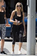 CHARLOTTE MCKINEEY in Tights Out in Beverly Hills 08/04/2016