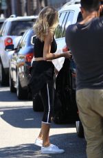 CHARLOTTE MCKINEEY in Tights Out in Beverly Hills 08/04/2016