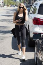 CHARLOTTE MCKINEEY in Tights Out in Beverly Hills 08/04/2016
