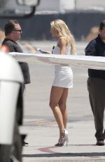 CHARLOTTE MCKINNEY at Van Nuys Airport in Los Angeles 08/06/2016