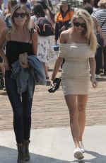 CHARLOTTE MCKINNEY in Tight Dress Out in Malibu 07/31/2016
