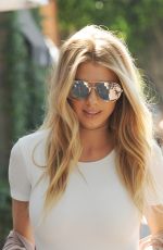CHARLOTTE MCKINNEY Out for Coffee in West Hollywood 08/10/2016