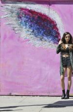 CHER LLOYD Shopping at American Apparel in West Hollywood 08/14/2016