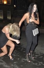 CHLOE FERRY Night Out in Newcastle 08/20/2016