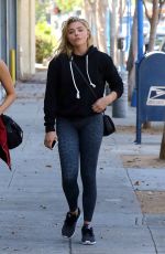 CHLOE MORETZ Arrive at a Gym in Los Angeles 08/19/2016