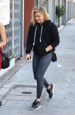 CHLOE MORETZ Arrive at a Gym in Los Angeles 08/19/2016
