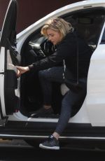 CHLOE MORETZ Arrive at a Gym in Los Angeles 08/19/2016