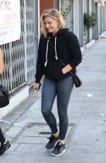CHLOE MORETZ Arrive at a Gym in Los Angeles 08/19/2016