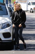 CHLOE MORETZ Arrive at a Gym in Los Angeles 08/19/2016
