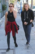 CHLOE MORETZ Arrives at Pilates Class in West Hollywood 08/19/2016
