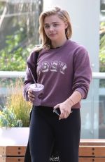 CHLOE MORETZ at Soulcycle in West Hollywood 08/15/2016