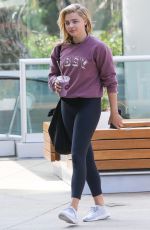 CHLOE MORETZ at Soulcycle in West Hollywood 08/15/2016