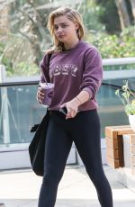 CHLOE MORETZ at Soulcycle in West Hollywood 08/15/2016