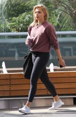 CHLOE MORETZ at Soulcycle in West Hollywood 08/15/2016