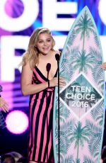 CHLOE MORETZ at Teen Choice Awards 2016 in Inglewood 07/31/2016