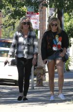CHLOE MORETZ in Denim SHorts Out in Sherman Oaks 08/17/2016
