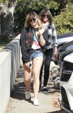 CHLOE MORETZ in Denim SHorts Out in Sherman Oaks 08/17/2016