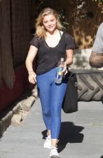 CHLOE MORETZ Leaves a Gym in Los Angeles 08/01/2016