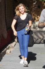 CHLOE MORETZ Leaves a Gym in Los Angeles 08/01/2016