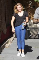 CHLOE MORETZ Leaves a Gym in Los Angeles 08/01/2016