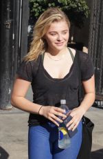 CHLOE MORETZ Leaves a Gym in Los Angeles 08/01/2016