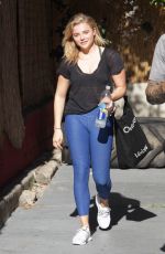 CHLOE MORETZ Leaves a Gym in Los Angeles 08/01/2016