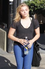 CHLOE MORETZ Leaves a Gym in Los Angeles 08/01/2016