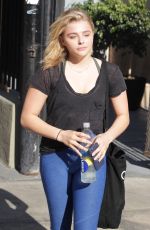 CHLOE MORETZ Leaves a Gym in Los Angeles 08/01/2016