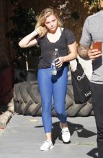 CHLOE MORETZ Leaves a Gym in Los Angeles 08/01/2016
