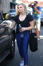 CHLOE MORETZ Leaves a Gym in Los Angeles 08/01/2016