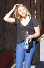 CHLOE MORETZ Leaves a Gym in Los Angeles 08/01/2016