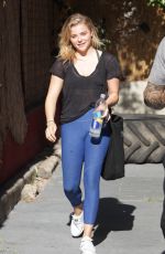 CHLOE MORETZ Leaves a Gym in Los Angeles 08/01/2016