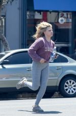 CHLOE MORETZ Leaves a Salon in Los Angeles 08/10/2016