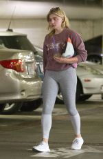 CHLOE MORETZ Leaves Coffee Bean in Studio City 08/05/2016