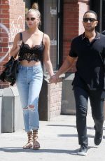 CHRISSY TEIGEN Out and About in New York 08/27/2016