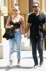 CHRISSY TEIGEN Out and About in New York 08/27/2016