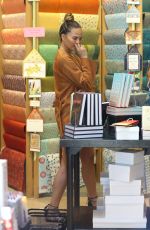 CHRISSY TEIGEN Out for Shopping in Beverly Hills 08/04/2016