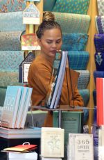 CHRISSY TEIGEN Out for Shopping in Beverly Hills 08/04/2016