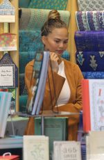 CHRISSY TEIGEN Out for Shopping in Beverly Hills 08/04/2016