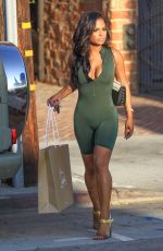 CHRISTINA MILIAN in Tights Shopping in Hollywood 08/30/2016